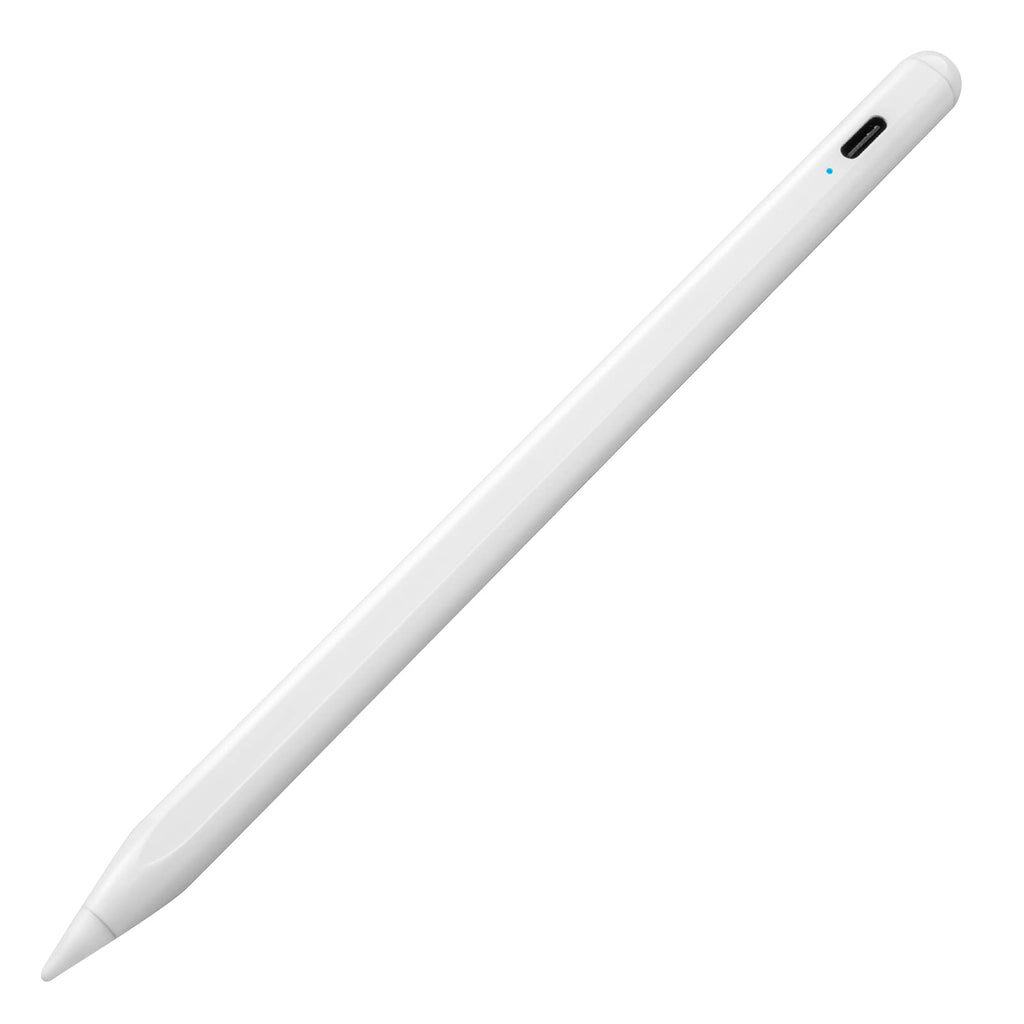 White Stylus Pen for iPad with Palm Rejection and Tilt Sensitive R1009