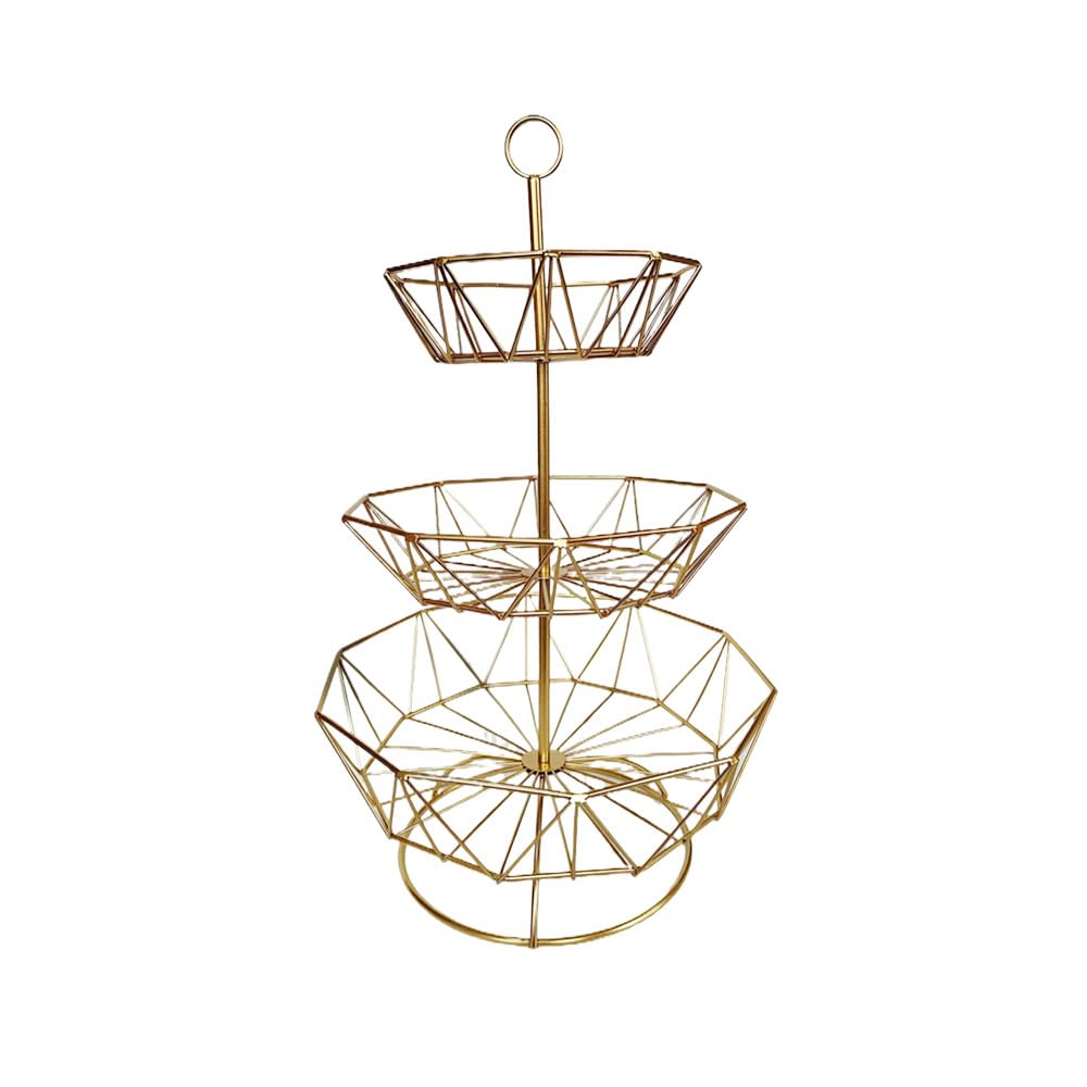 3 Tier Metal Wire Fruit Basket Stand N885327