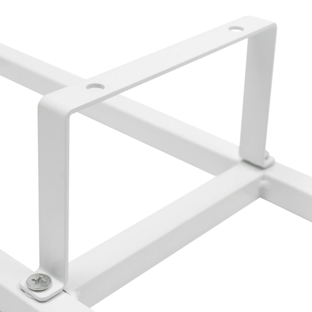 2 Pcs 34Inch White Wall Mount CD DVD Storage Shelf W66828