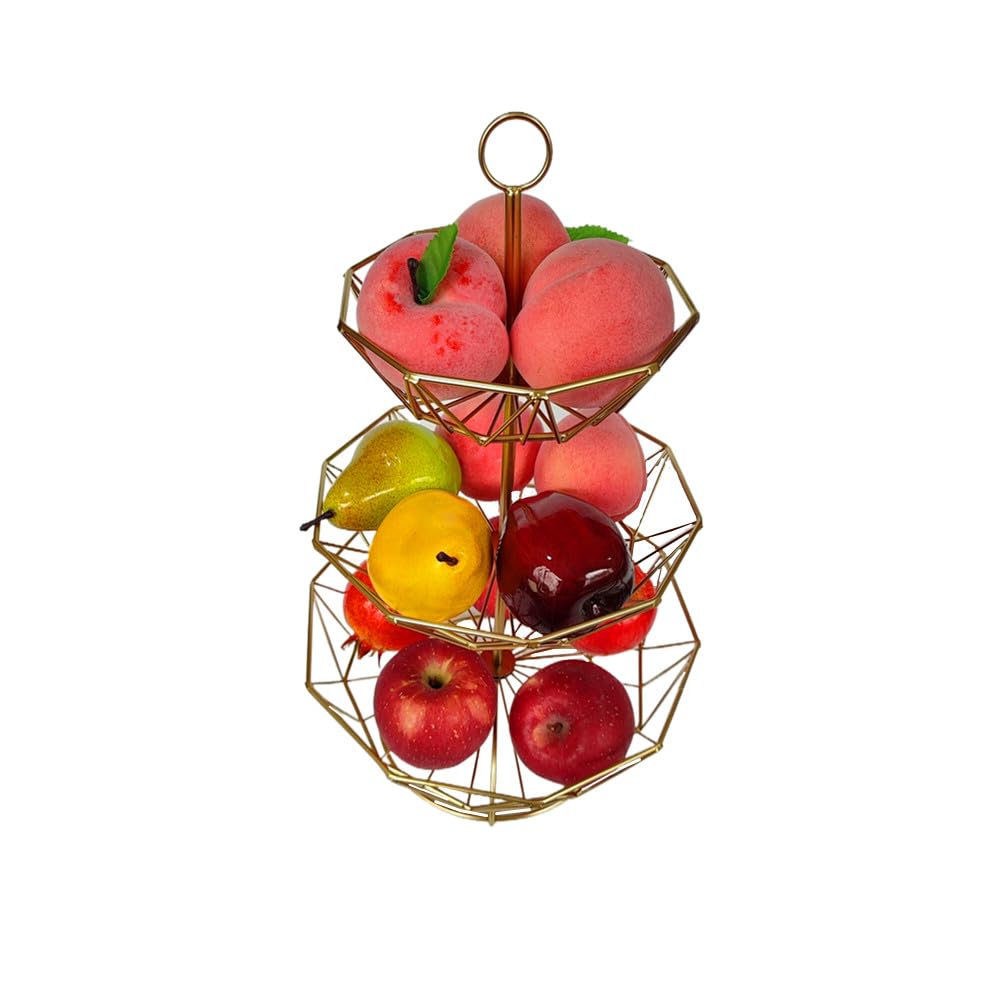 3 Tier Metal Wire Fruit Basket Stand N885327