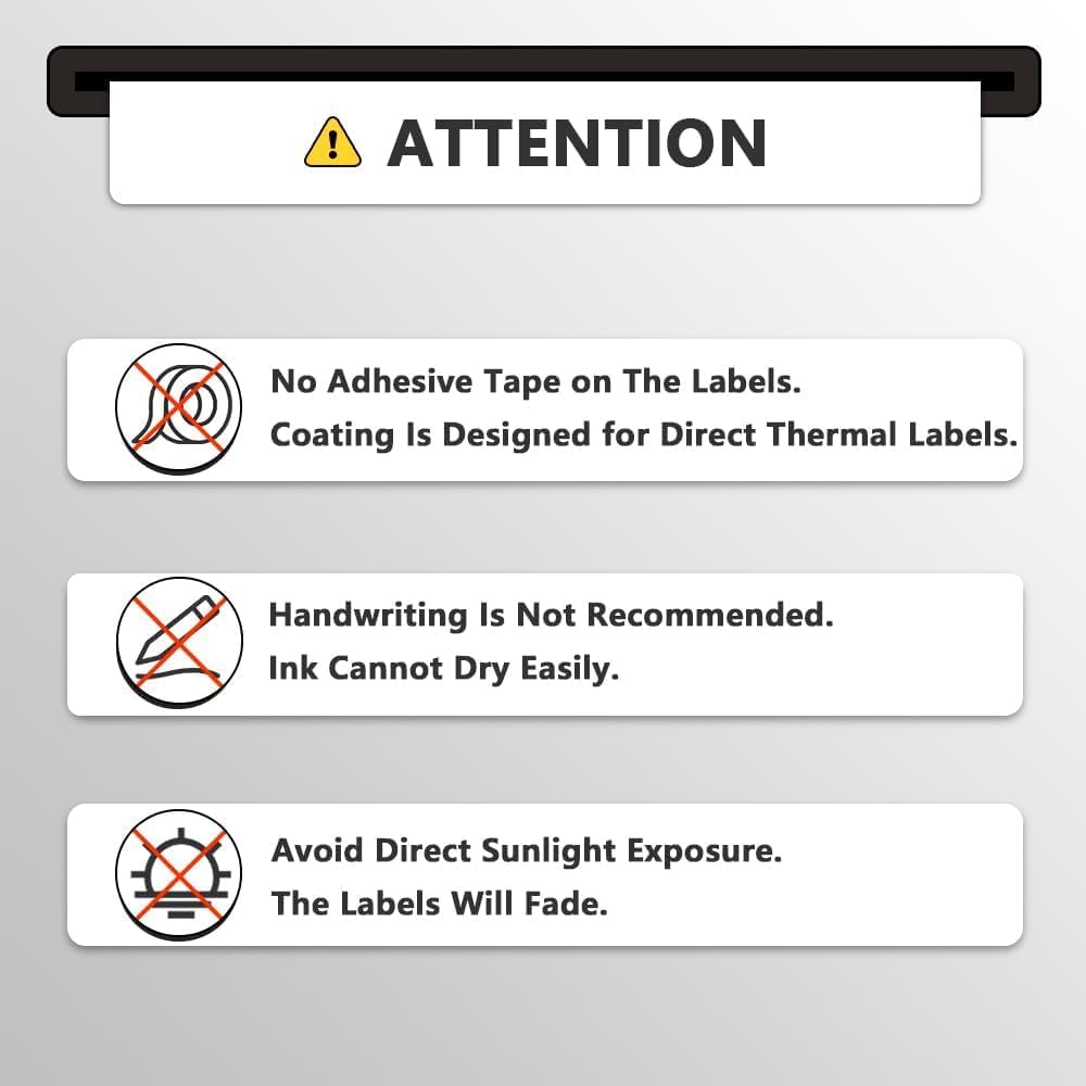 4" x 6" Large Shipping Labels R851