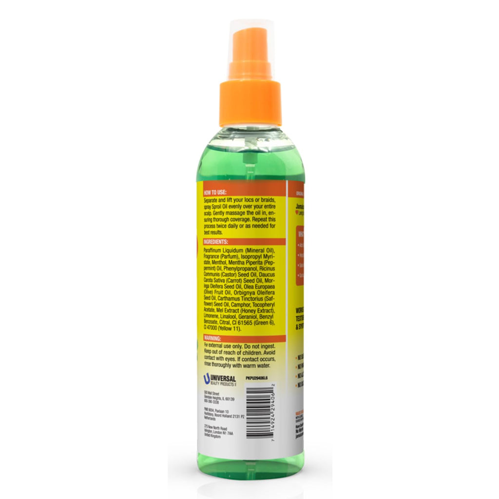 Lightweight Spray Oil for Locs, Braids, Twists, Curls 6 oz O791255