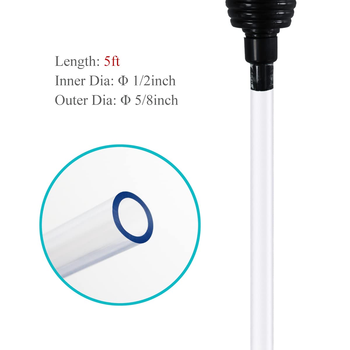 5ft Aquarium Siphon Vacuum Cleaner S2426