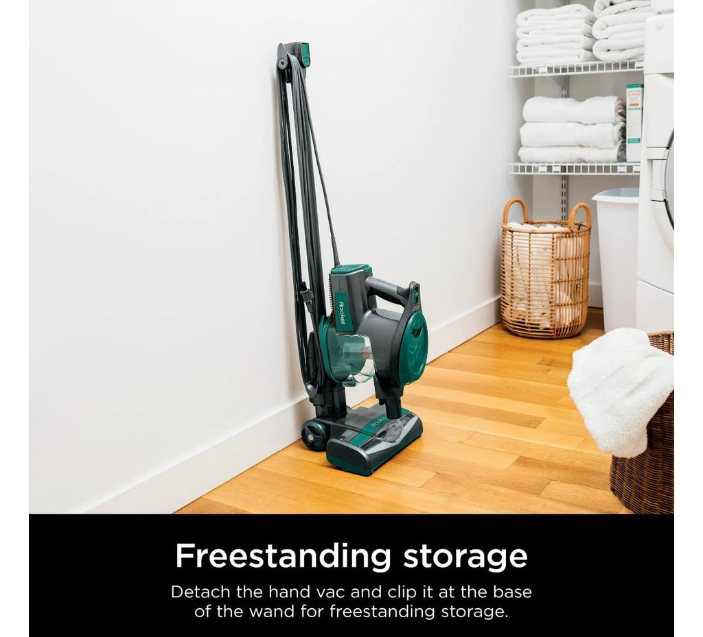 Ultra-Light Corded Vacuum for Carpets & Hard Floors, Green C25632
