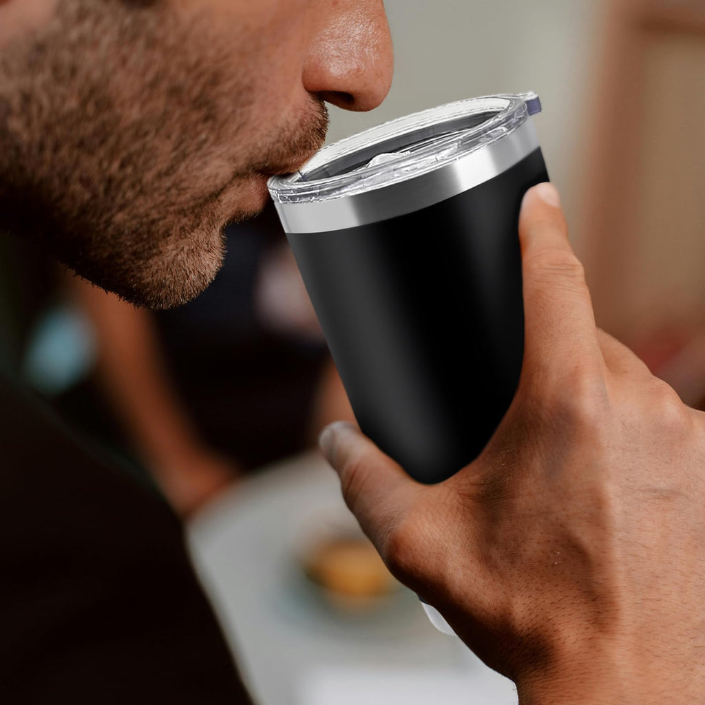 12 Pieces Insulated Stainless Steel Tumbler with Lid and Straw A60581