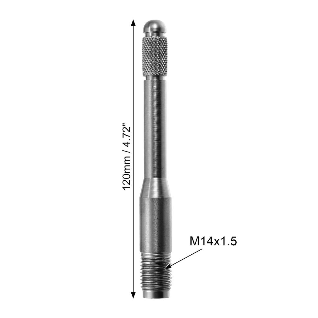 M14x1.5 Wheel Alignment Pin Mounting Tool Silver Tone Y9552