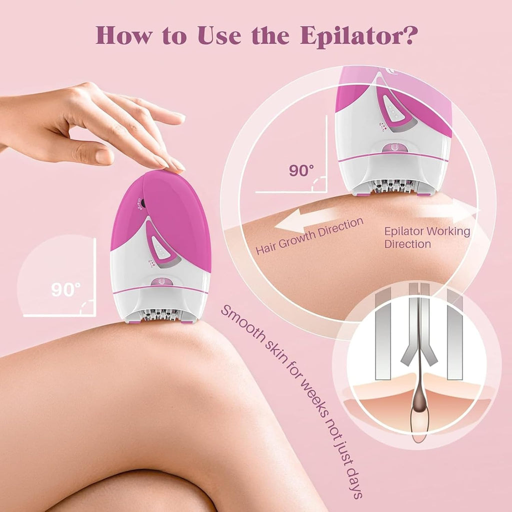 Epilator for Women with 2 Speed & LED Light I3633
