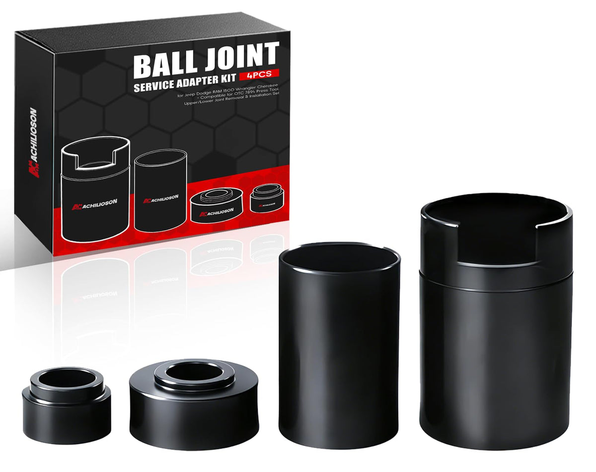 Ball Joint Service Adapter Kit, 4PCS Upper & Lower Ball Joint Remover Installer Set R807