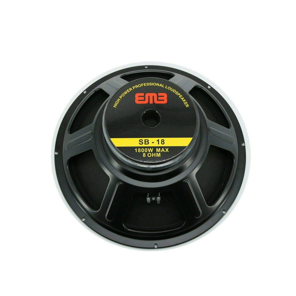 18-Inch Car Audio Subwoofer Speaker, 1800W Max Power, 8 Ohm R897609
