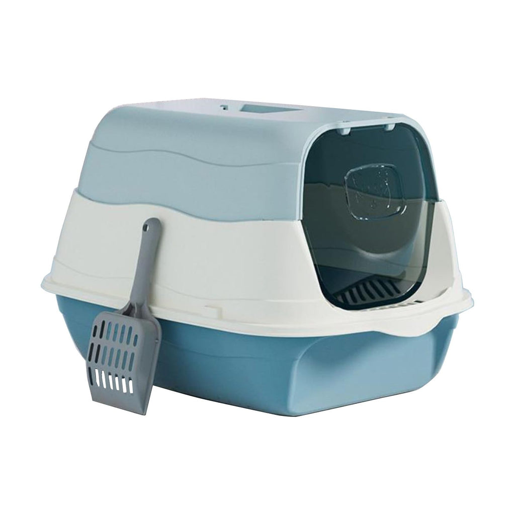 Enclosed Cat Litter Box with Lid and Scoop S9477