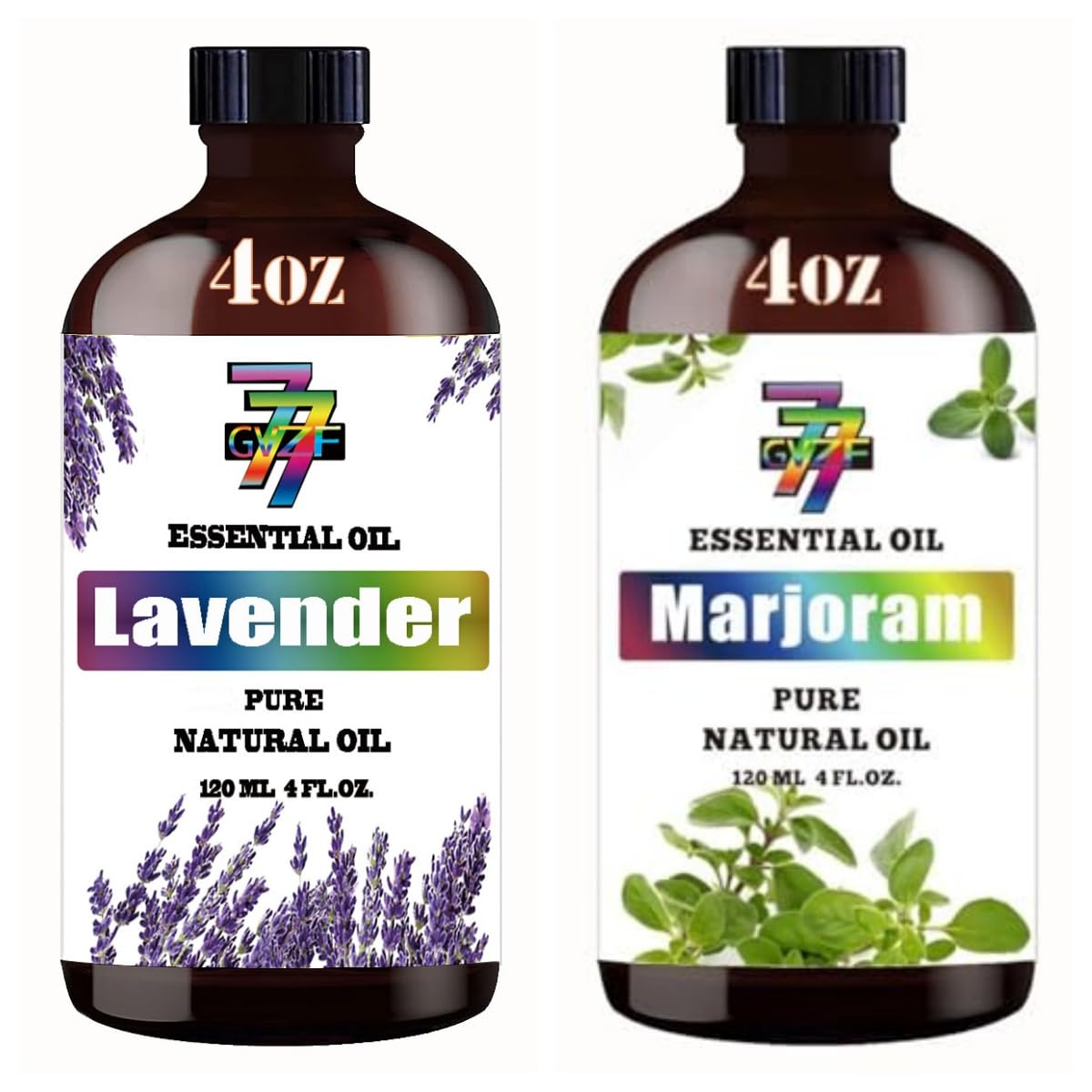 4 Fl Oz Lavender and Marjoram Essential Oil Sets G260