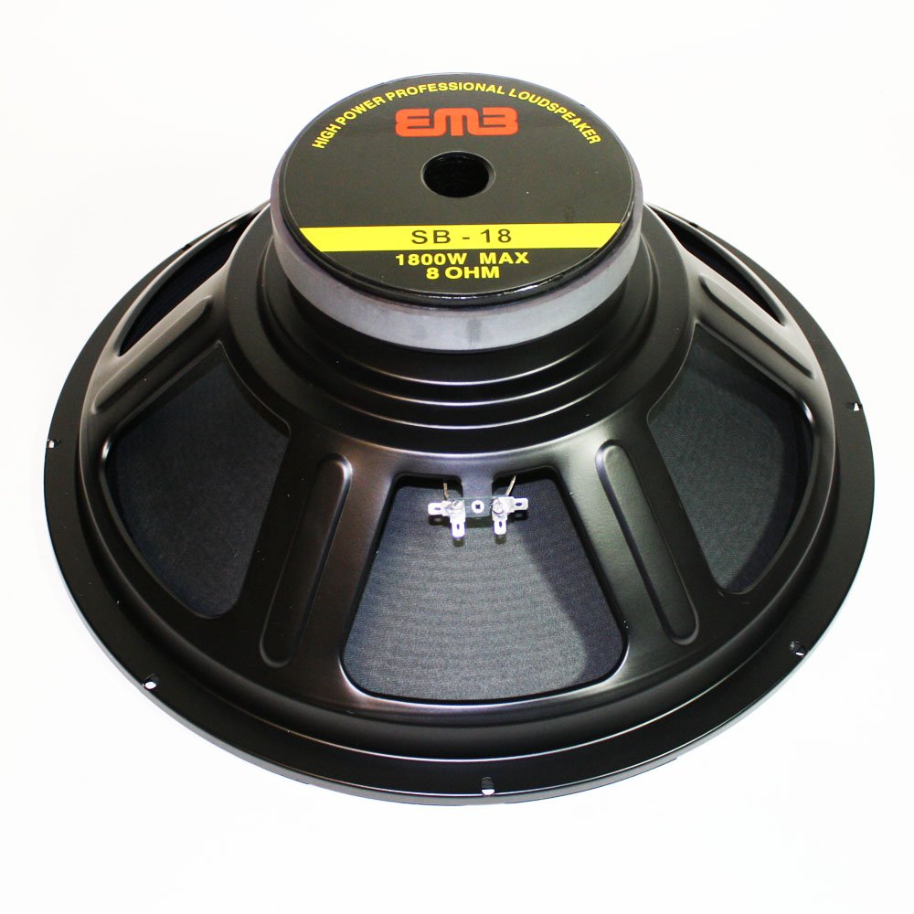 18-Inch Car Audio Subwoofer Speaker, 1800W Max Power, 8 Ohm R897609