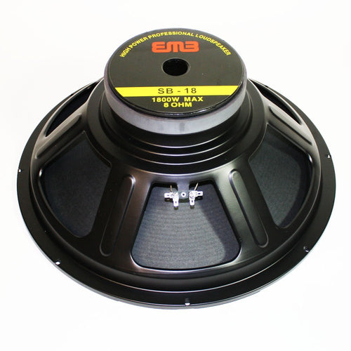 18-Inch Car Audio Subwoofer Speaker, 1800W Max Power, 8 Ohm R897609