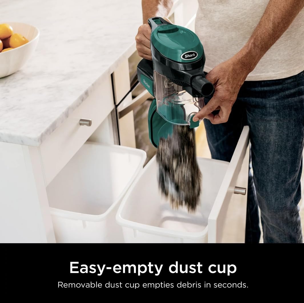 Ultra-Light Corded Vacuum for Carpets & Hard Floors, Green C25632