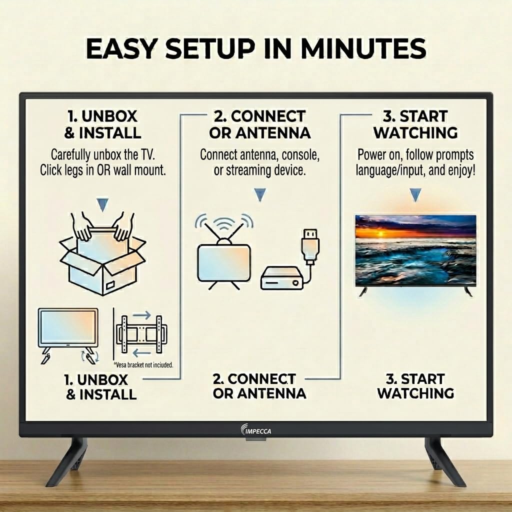 32” LED Flat Screen TV J427