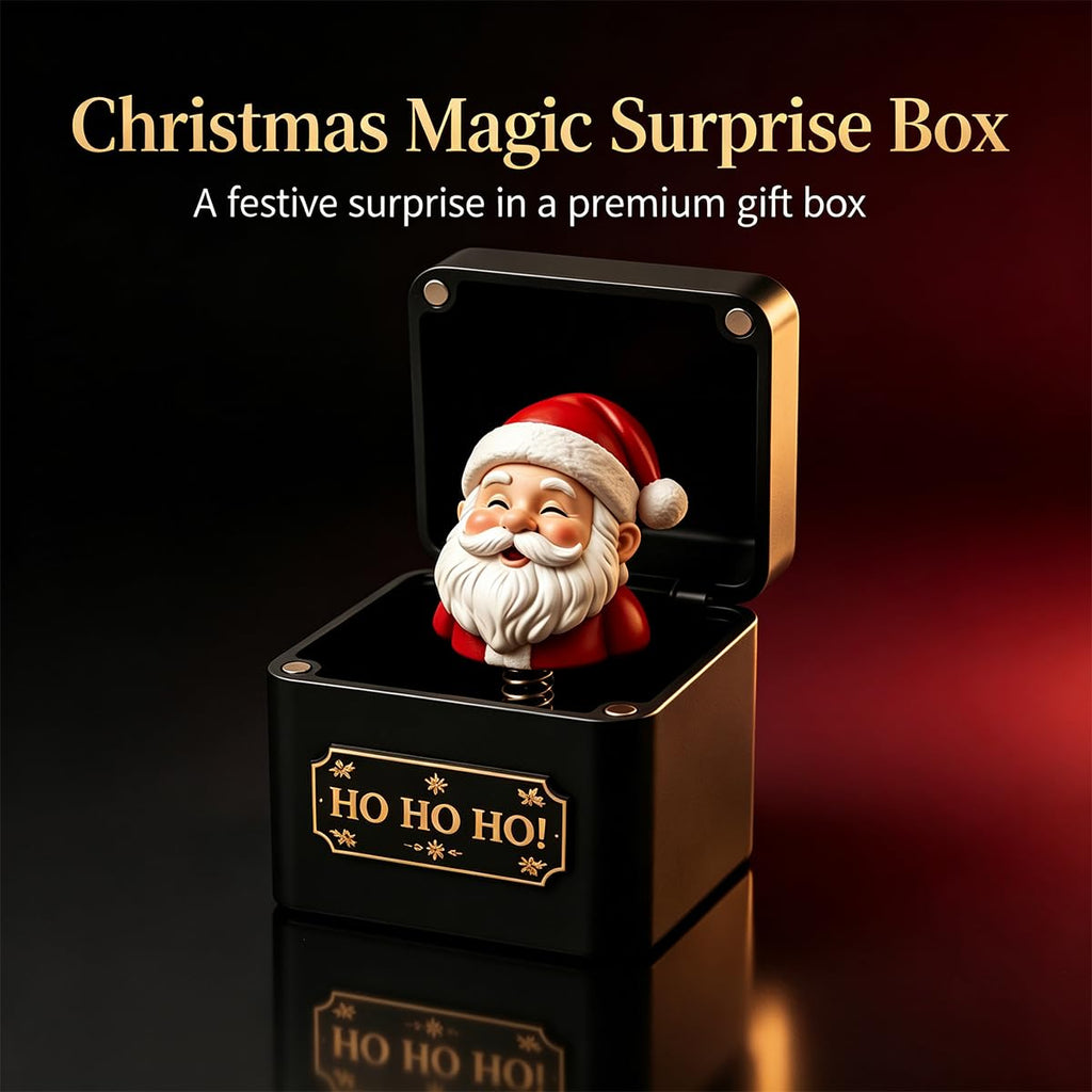 Black & Gold Pop-Up Jack in the Box G868005