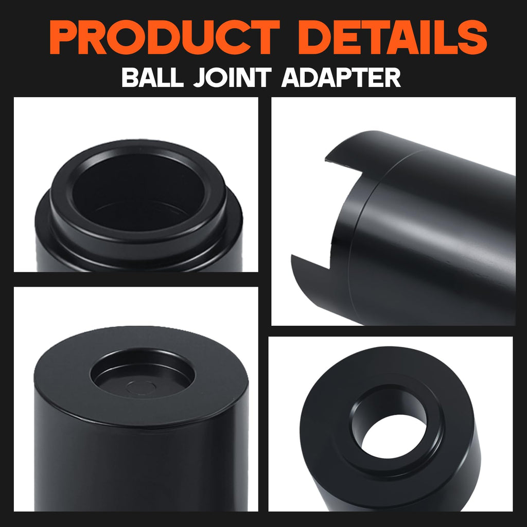 Ball Joint Service Adapter Kit, 4PCS Upper & Lower Ball Joint Remover Installer Set R807