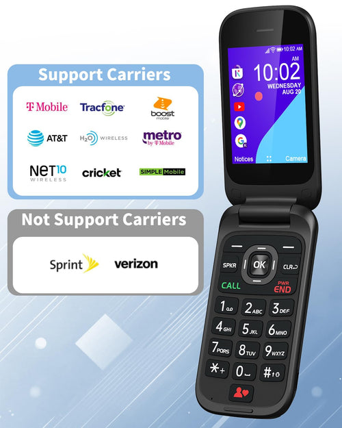 2.8" Dual Screen 4G LTE Flip Phone G2459