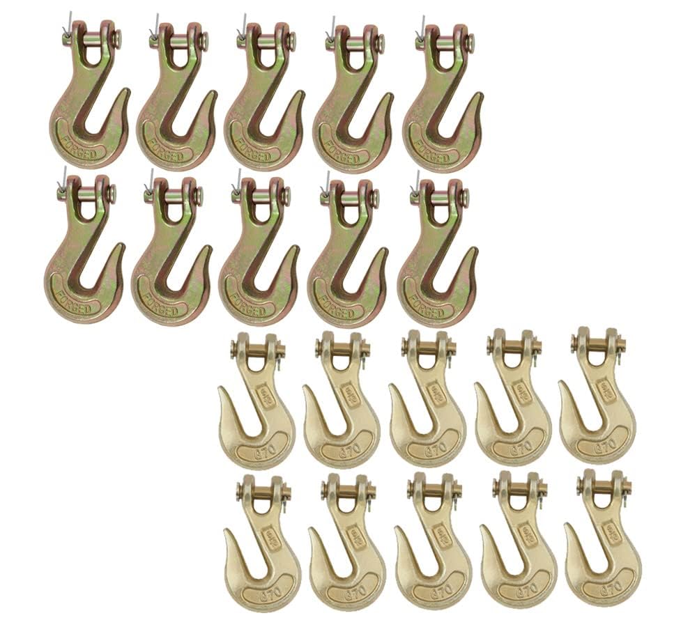 3/8" & 5/16" Grade 70 Clevis Grab Hooks 20 Pack S18398