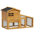 54" 2-Tier Wooden Rabbit Hutch I376