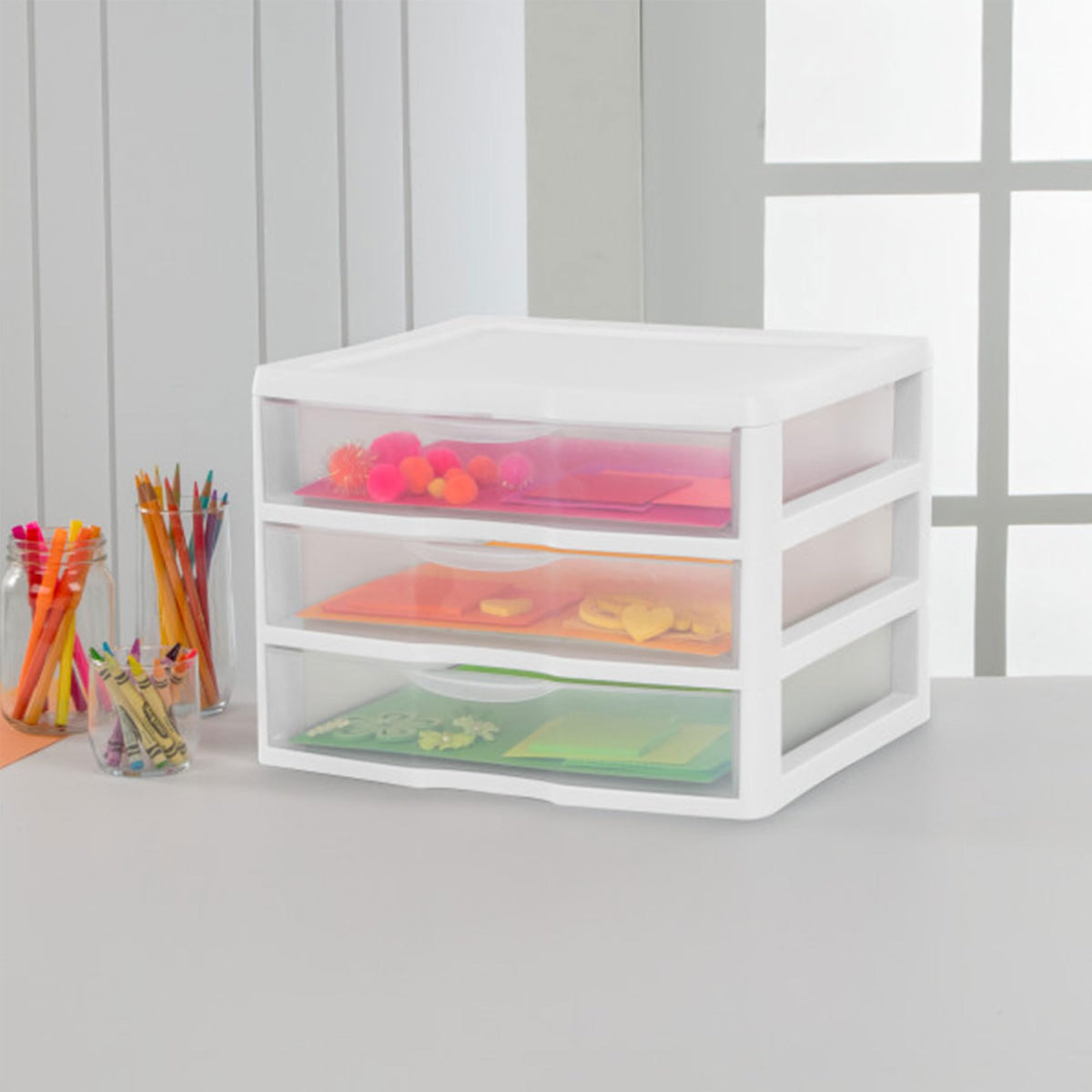 Wide 3-Drawer Storage Unit 6-Pack E4206