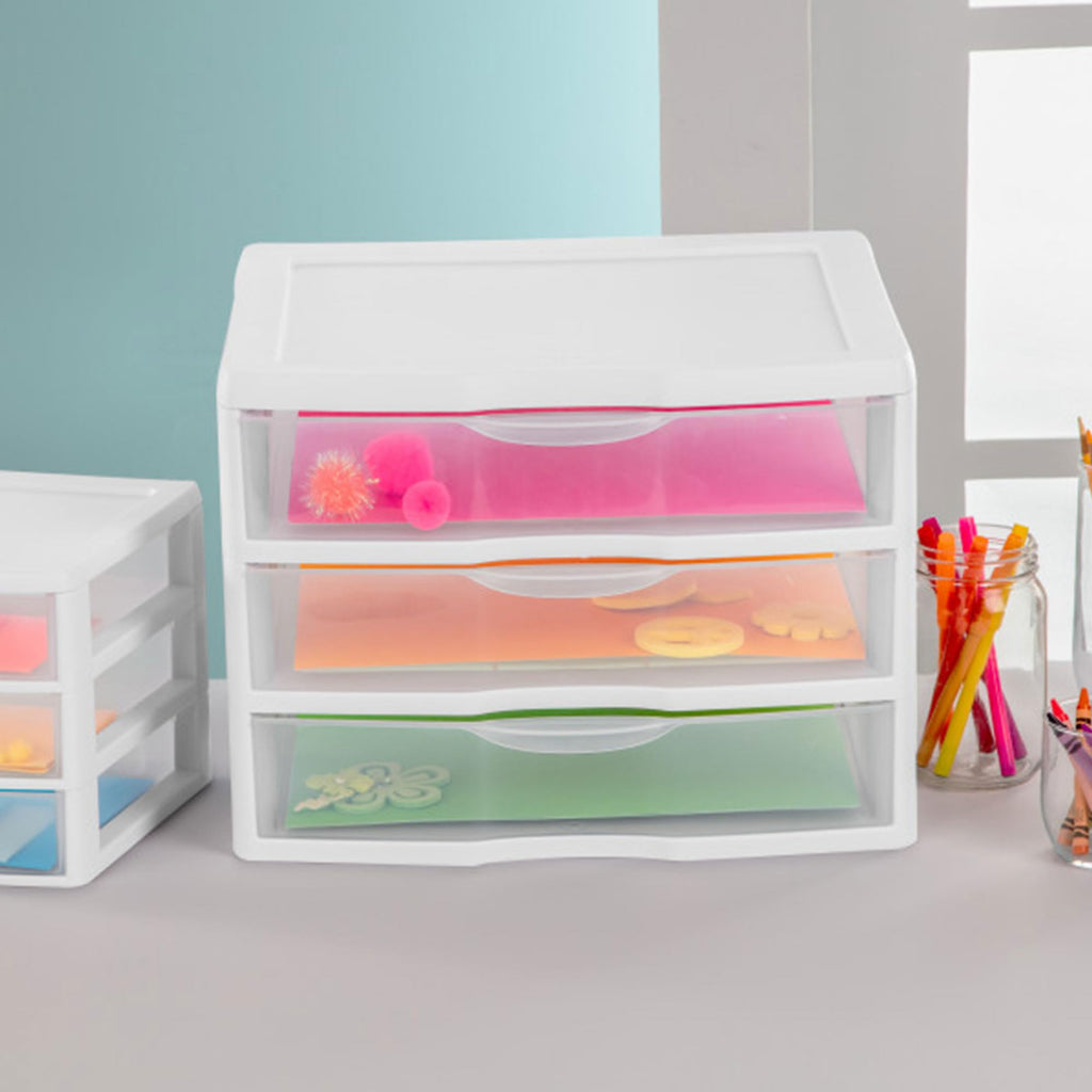 Wide 3-Drawer Storage Unit 6-Pack E4206