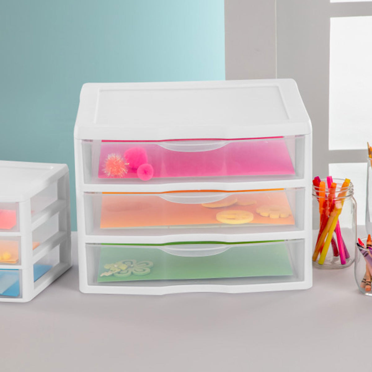 Wide 3-Drawer Storage Unit 6-Pack E4206