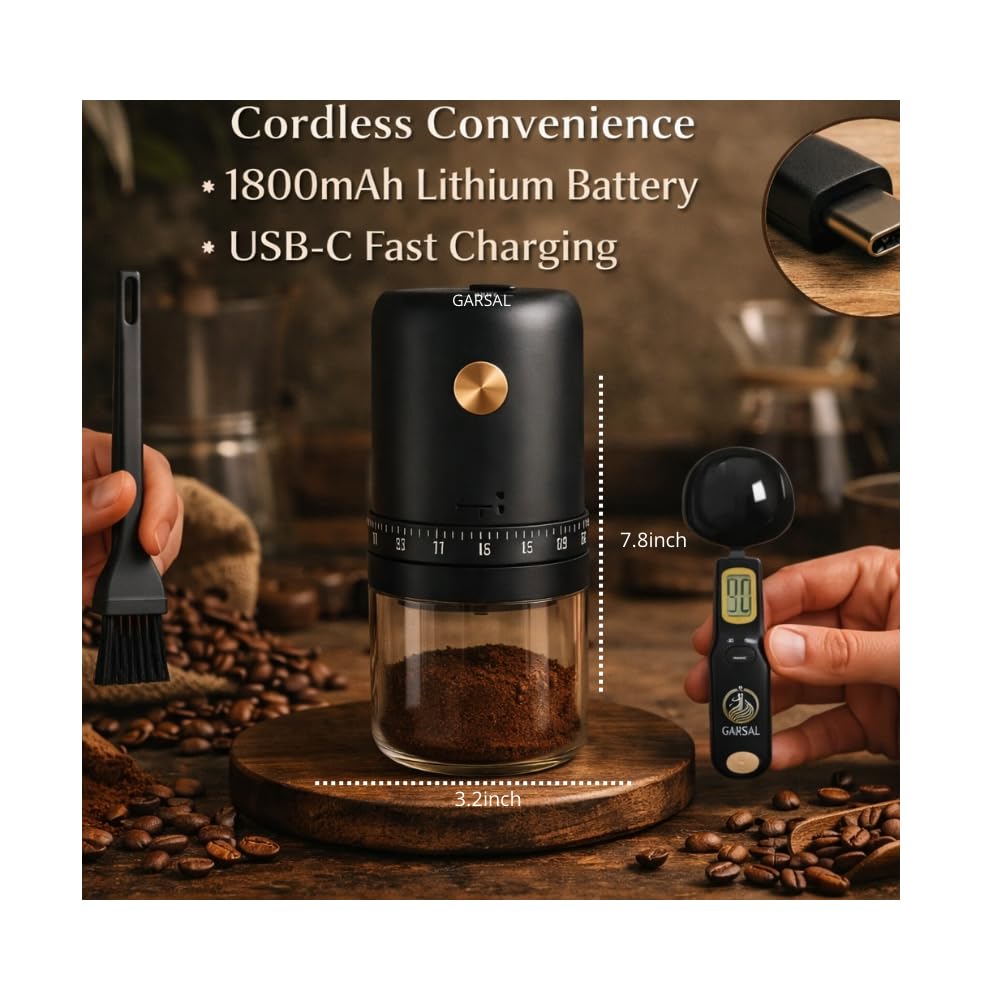 Electric Burr Coffee Grinder with 40 Grind Settings R372713