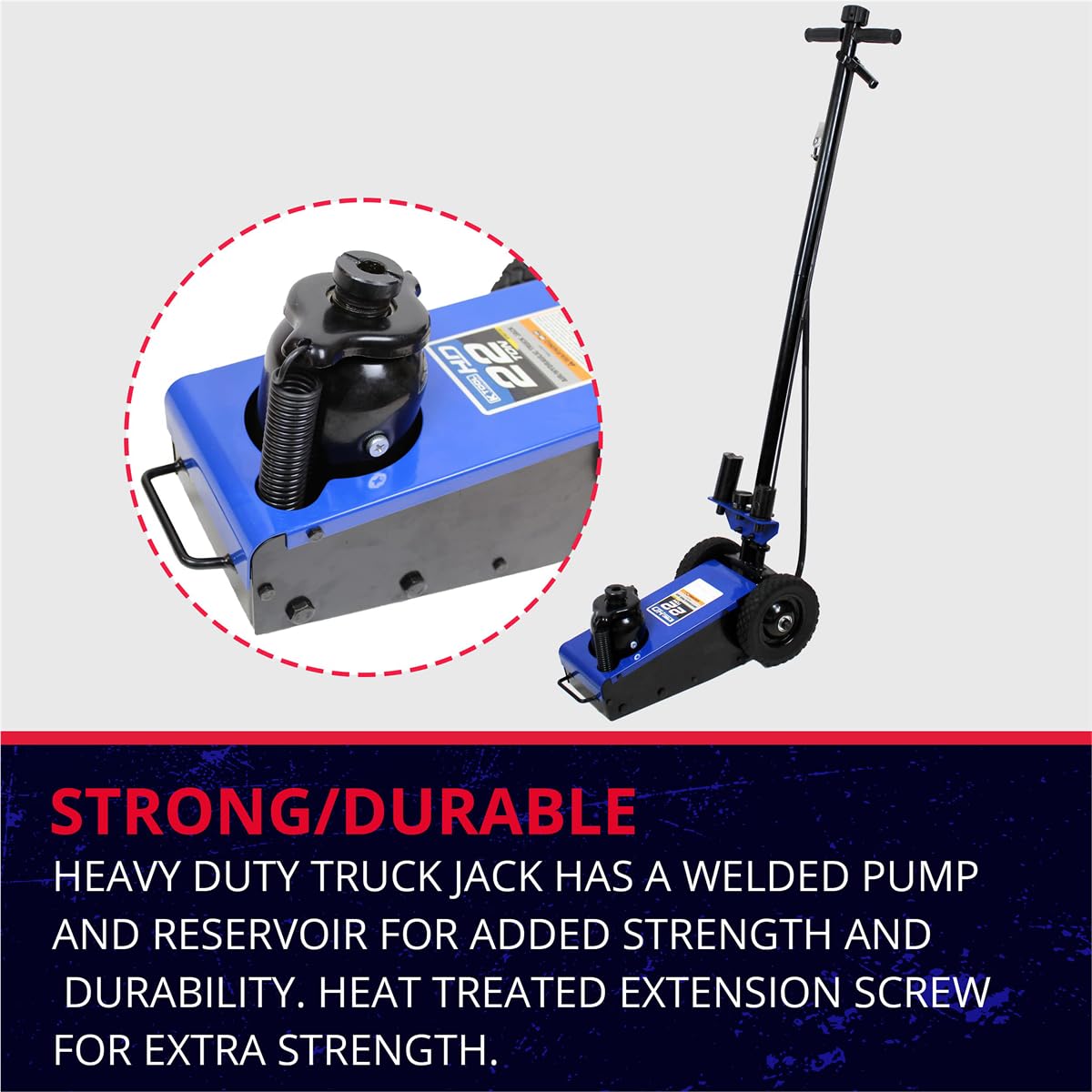 22 Ton Air Hydraulic Truck Jack 44,000 lbs N665