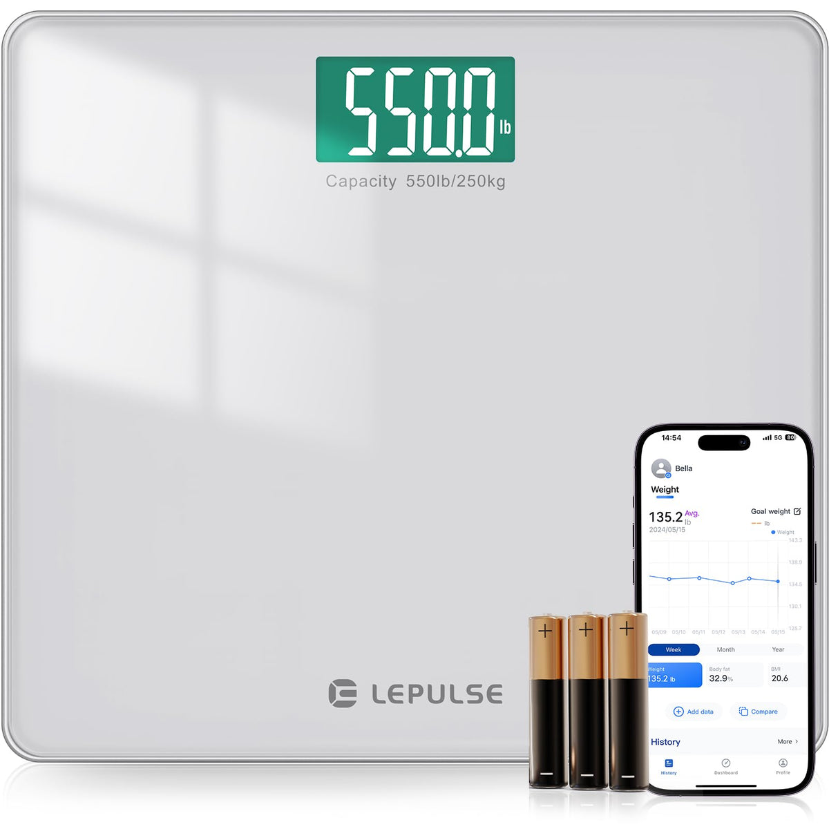 Digital Bathroom Scale U5675