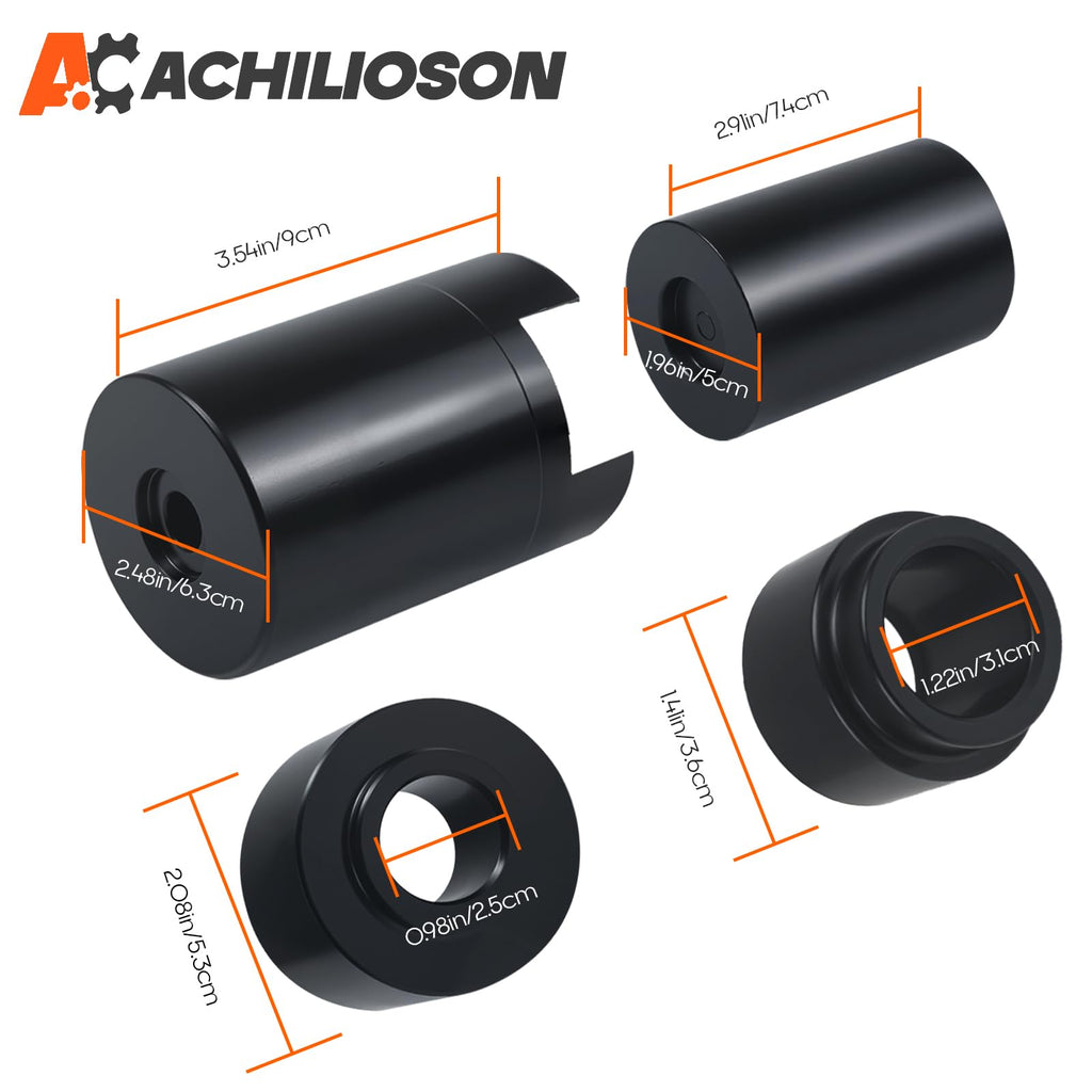 Ball Joint Service Adapter Kit, 4PCS Upper & Lower Ball Joint Remover Installer Set R807
