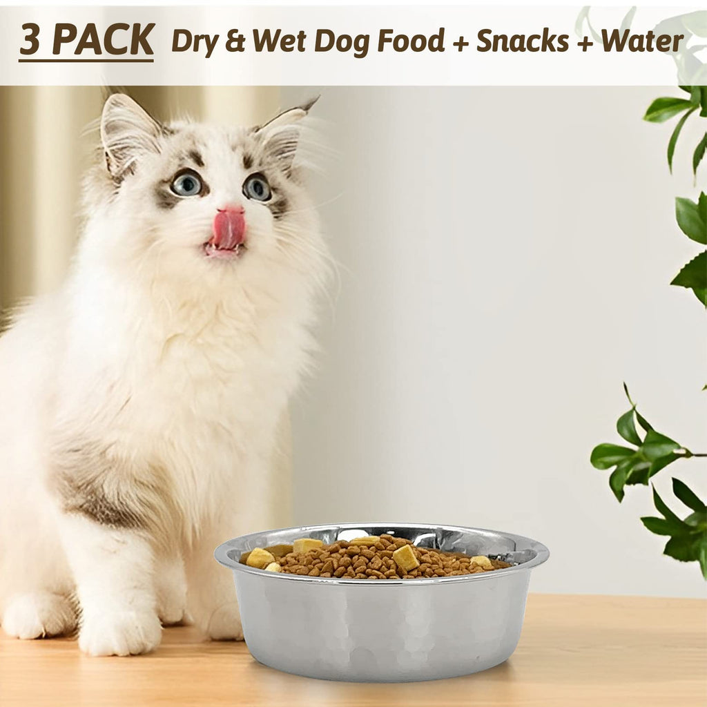 3 Pack Stainless Steel Cat Bowls J371708