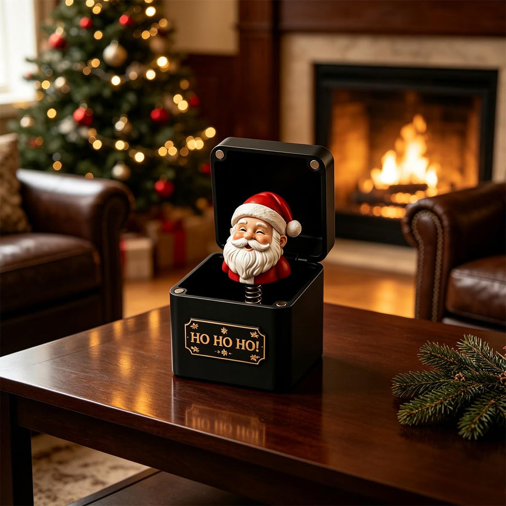 Black & Gold Pop-Up Jack in the Box G868005