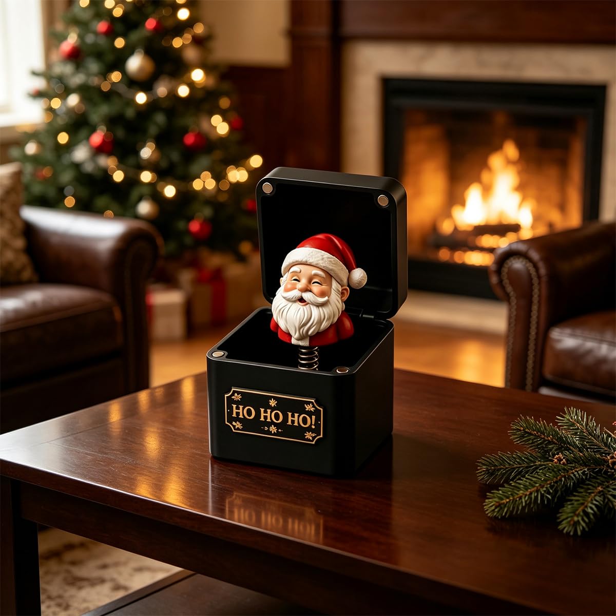 Black & Gold Pop-Up Jack in the Box G868005