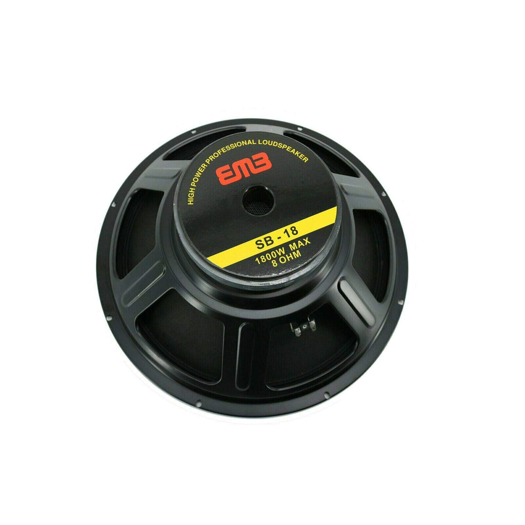 18-Inch Car Audio Subwoofer Speaker, 1800W Max Power, 8 Ohm R897609