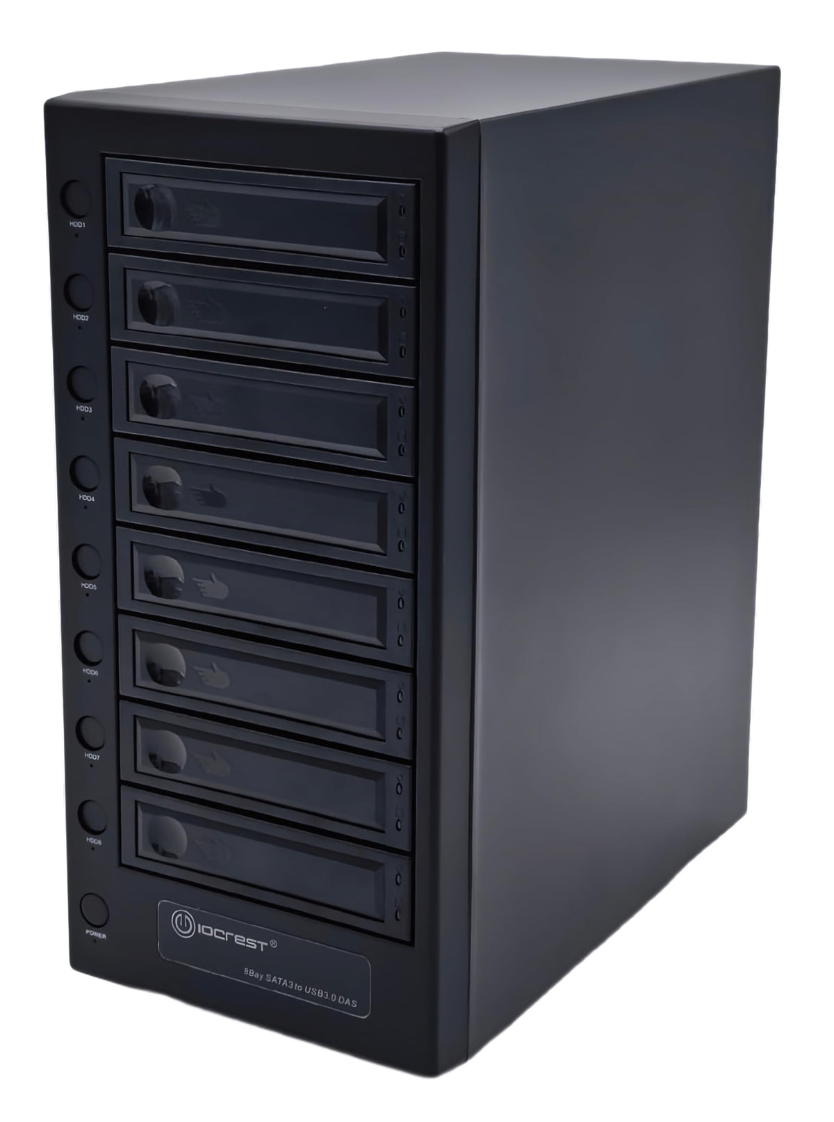 USB 4.0 40Gbps Type-C 8 Bay 2.5 Inch and 3.5 Inch SATA Hard Drive Enclosure O320