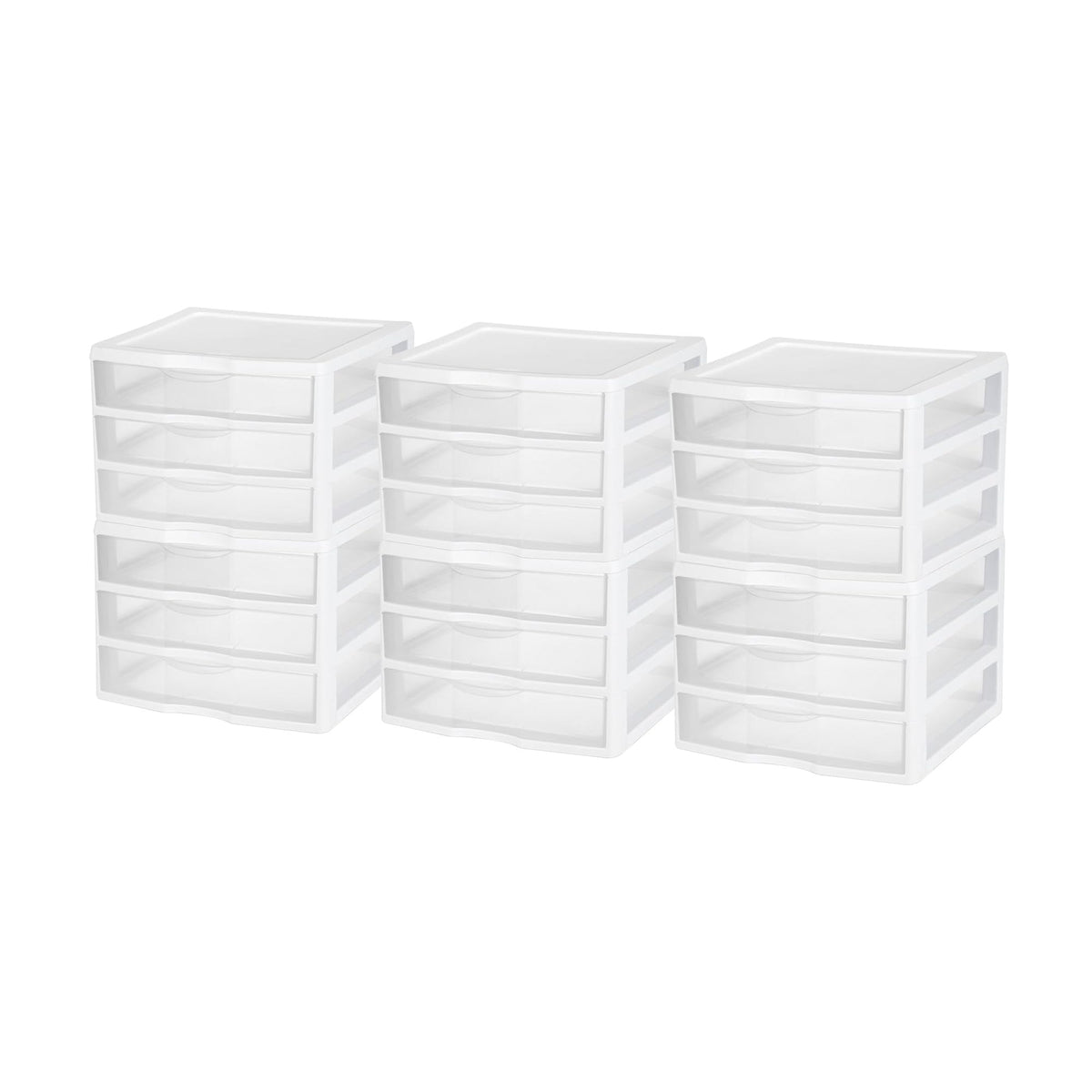 Wide 3-Drawer Storage Unit 6-Pack E4206