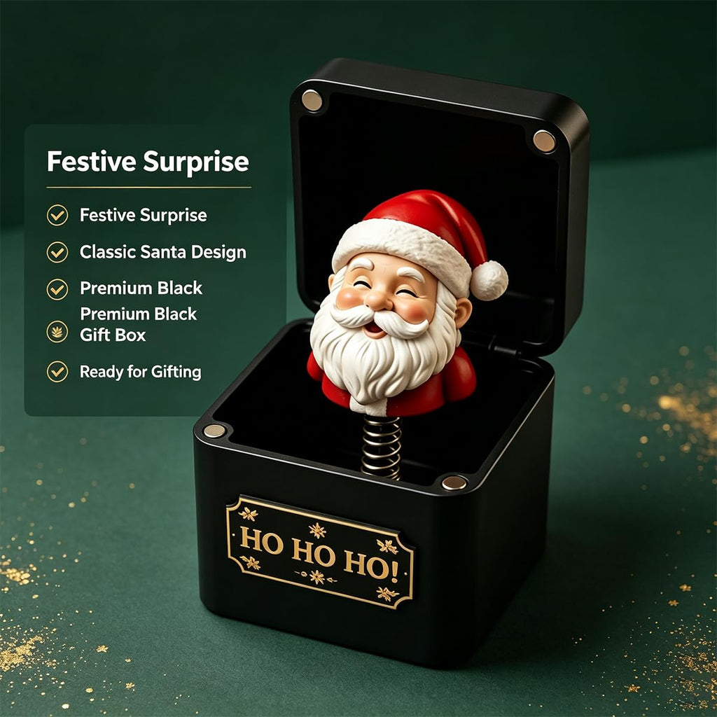 Black & Gold Pop-Up Jack in the Box G868005