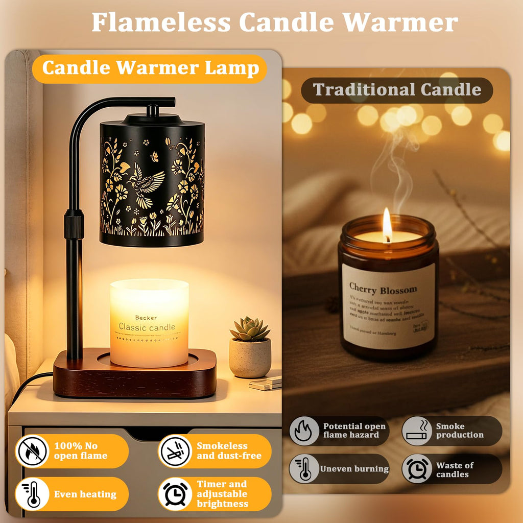 Candle Warmer Lamp with Timer & Dimmer Y783