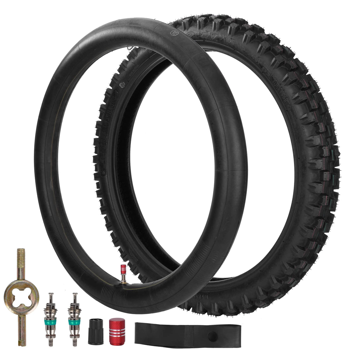 70/100-17 2.50/2.75-17 Off Road Motorcycle Tire and Inner Tube Set A7252