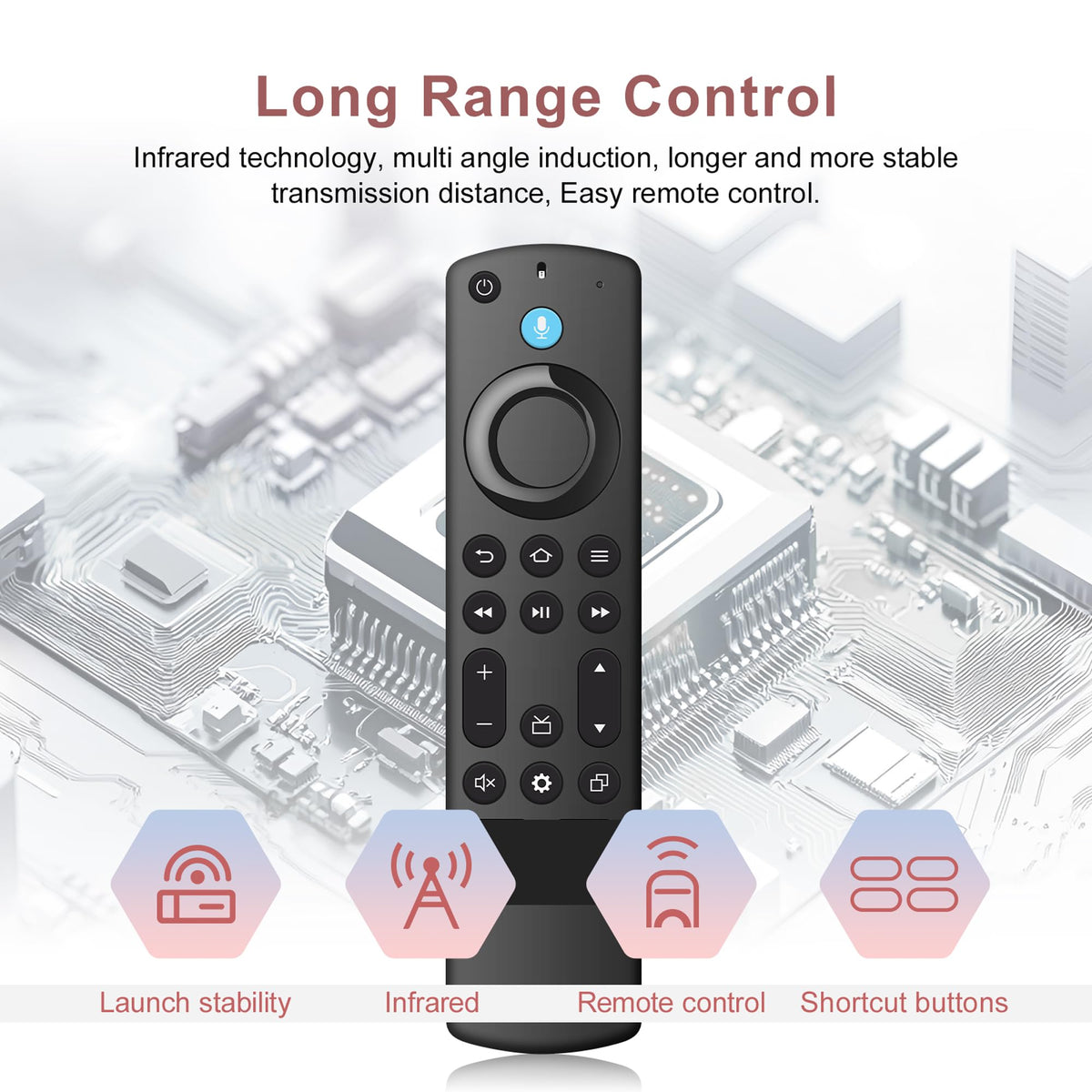 Replacement Remote for Fire TV Stick and Smart TVs with Voice M284945