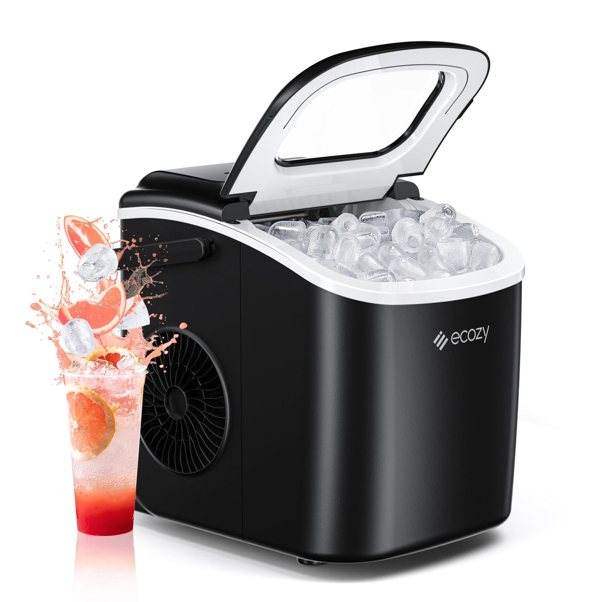 Countertop Ice Maker with Carry Handle, 26lbs/24Hrs N65507