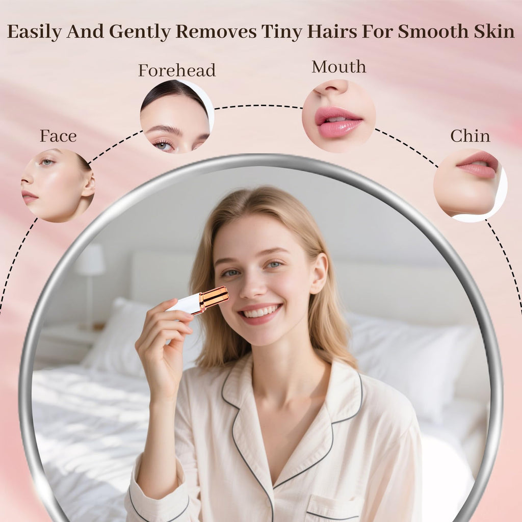 Rechargeable Facial Hair Remover with LED Light S869177
