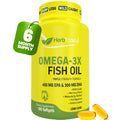 Omega 3 Fish Oil 1250mg Lemon Flavor 180 Softgels D916
