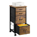 4 Drawer Rolling File Cabinet R862