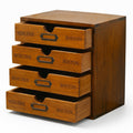 Modular Stackable 4 Drawer Wood Storage Box D22553