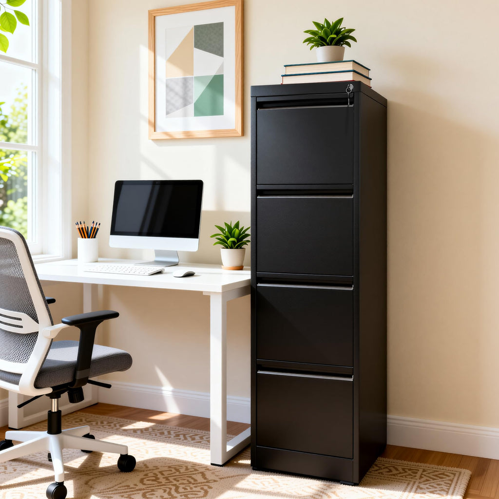 4 Drawer File Cabinet M9042