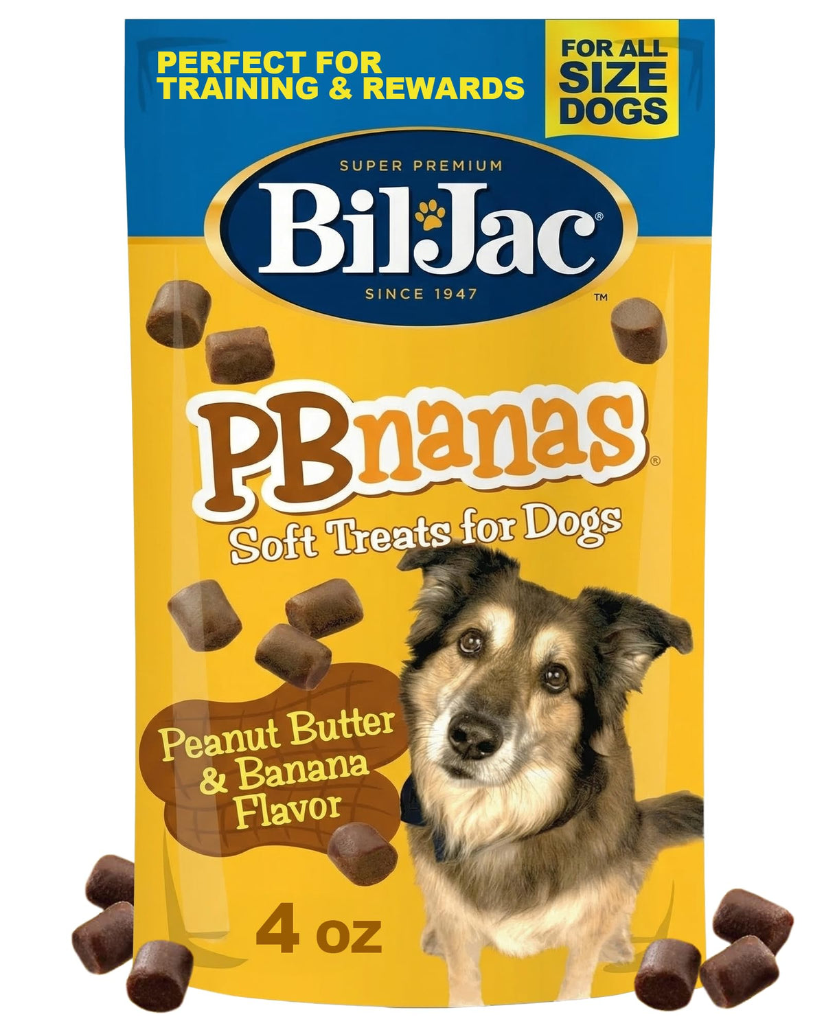 Soft Dog Treats with PB & Banana Flavor 4 oz Z2282