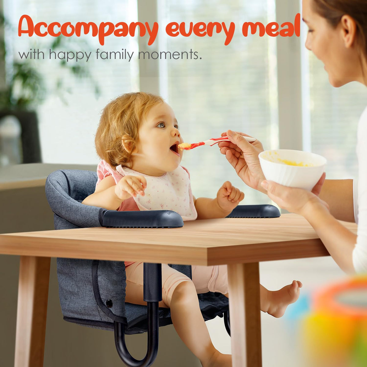 Portable Foldable Hook-On High Chair with Carry Bag V731561