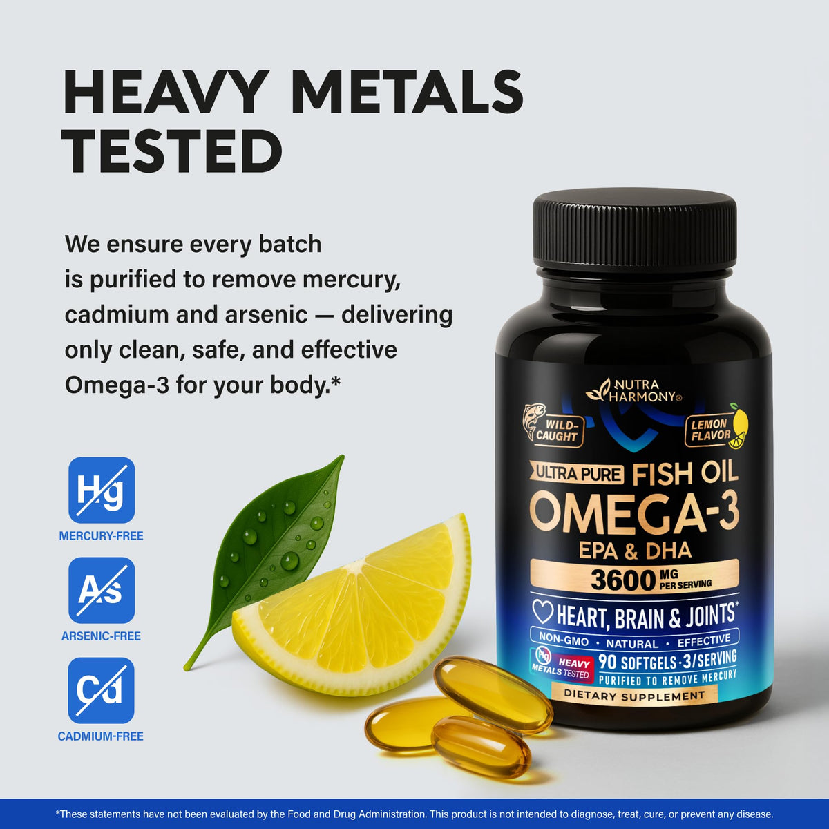 Omega 3 Fish Oil 3600 mg 90 Softgels L4279